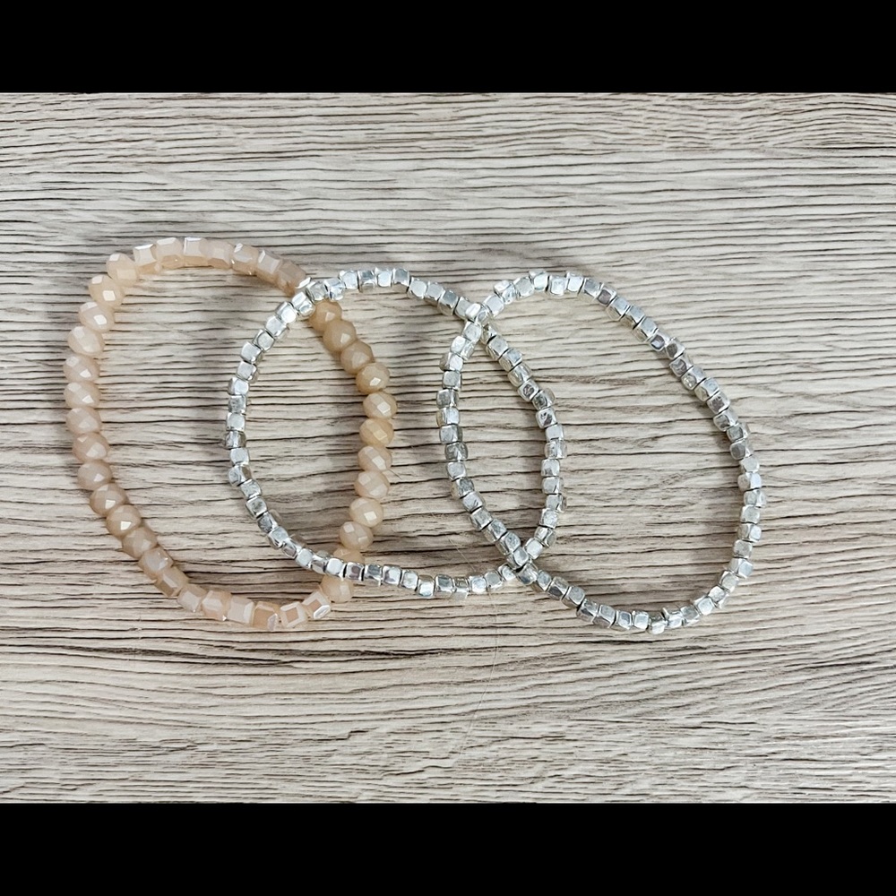 Set of 3 Beaded Bracelets